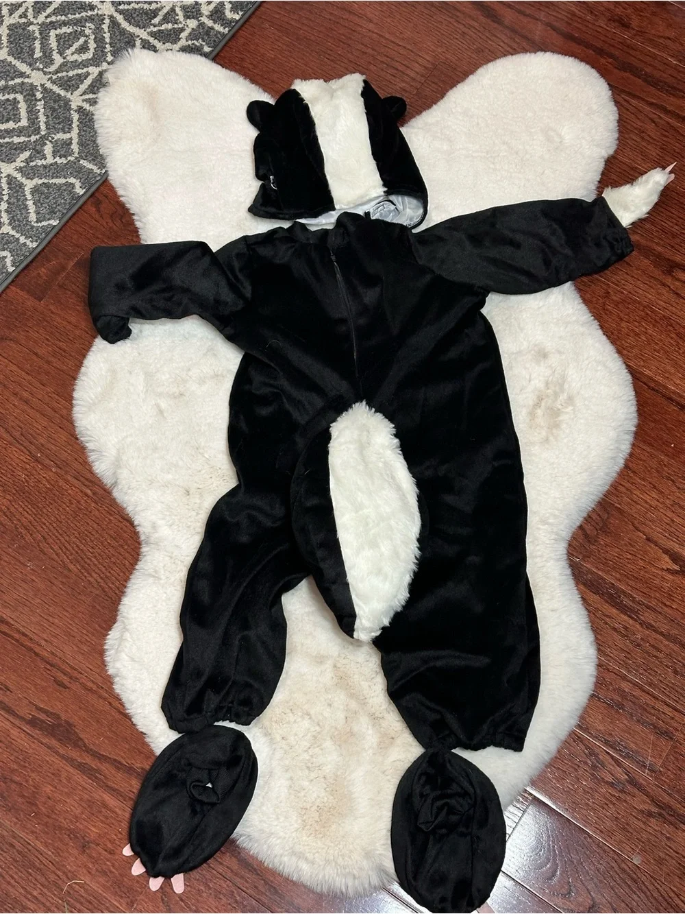 InCharacter Black & White “Lil’ Stinker” Skunk Infant Costume